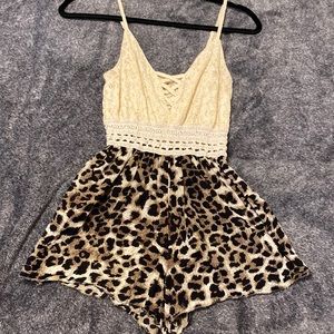 Lace romper
